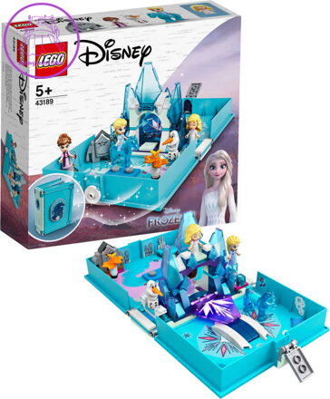 LEGO PRINCESS Elsa a Nokk a jejich pohádková kniha dobrodružství 43189 STAVEBNICE