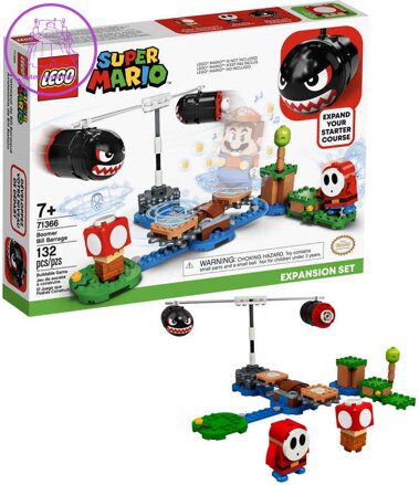 LEGO SUPER MARIO Palba Boomer Billa rozšíření 71366 STAVEBNICE