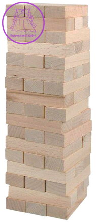 WOODY DŘEVO Tower Tony Hra věž natur *DŘEVĚNÉ HRAČKY*