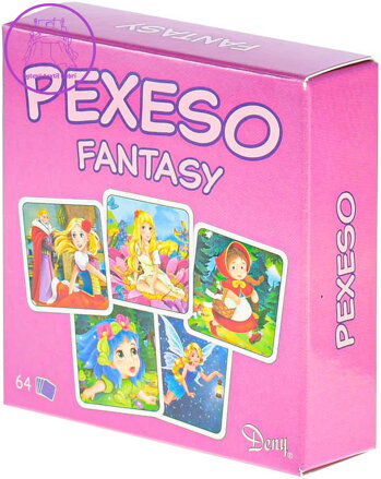 HYDRODATA HRA Pexeso Pohádky fantasy 64 kartiček *SPOLEČENSKÉ HRY*