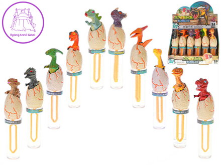 Bublifuk dinosaurus ve vajíčku 16cm dětský bublifukovač různé druhy