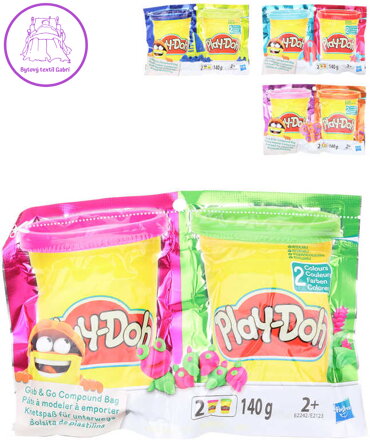 HASBRO PLAY-DOH Baby modelína 2x 70g v sáčku 4 barvy