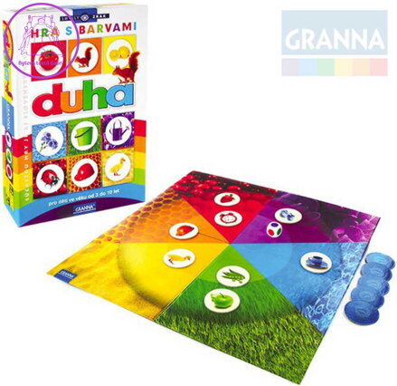 GRANNA Hra s barvami Duha *SPOLEČENSKÉ HRY*