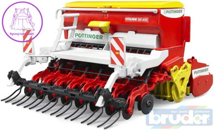 BRUDER 02347 Stroj secí na pole 1:16 Pottinger Vitasem 302ADD