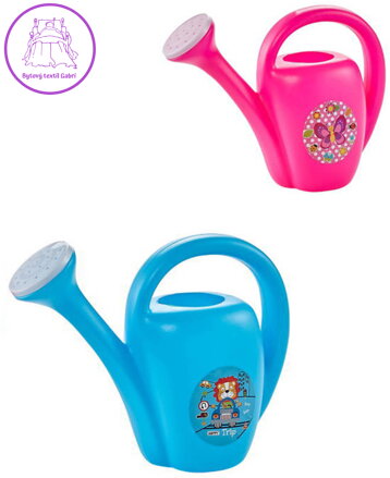 Konvička dětská plastová 21cm s kropítkem 2 barvy