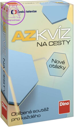 DINO Hra AZ KVÍZ Na cesty Nové otázky 600 otázek *SPOLEČENSKÉ HRY*