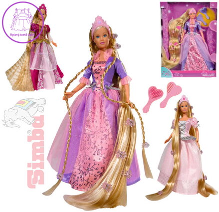 SIMBA Panenka princezna Steffi Rapunzel 30cm set s doplňky 3 druhy