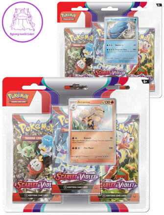 ADC Hra Pokémon TCG SV01 Scarlet & Violet 3 pack blister booster