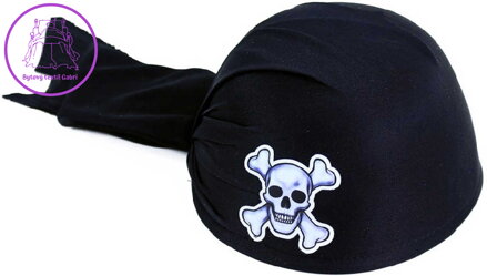 KARNEVAL Šátek pirátský dětský s lebkou KARNEVALOVÝ DOPLNĚK