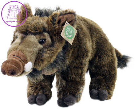 PLYŠ Prase divoké 37cm divočák Eco-Friendly *PLYŠOVÉ HRAČKY*