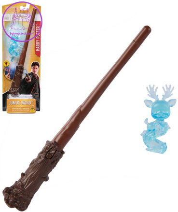 SPIN MASTER Harry Potter kouzelnická hůlka svítící patron na baterie Světlo