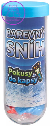 ALBI SCIENCE Pokusy do kapsy Barevný sníh dětský experimentální set
