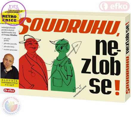 EFKO Hra retro Soudruhu nezlob se! původní vzhled *SPOLEČENSKÉ HRY*