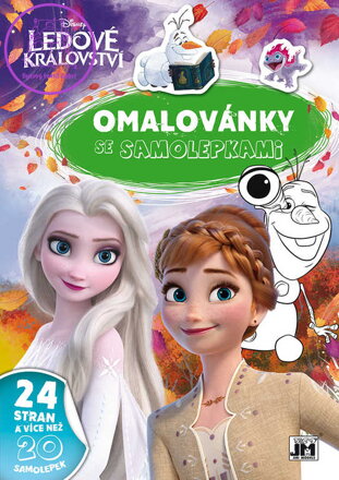 JIRI MODELS Omalovánky A4+ Frozen (Ledové Království)