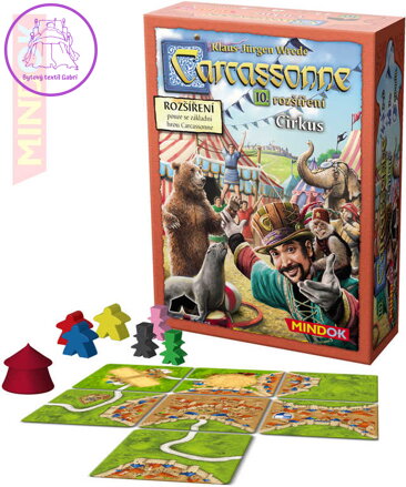 MINDOK HRA Carcassonne rozšíření 10: Cirkus *SPOLEČENSKÉ HRY*