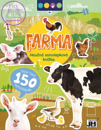JIRI MODELS Naučná samolepková knížka Farma