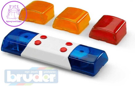 BRUDER 02802 (2802) Maják + siréna univerzální ND 1:16 plast Světlo Zvuk