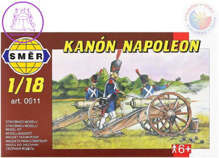 SMĚR Model Kanón NAPOLEON 1:18 (stavebnice děla)