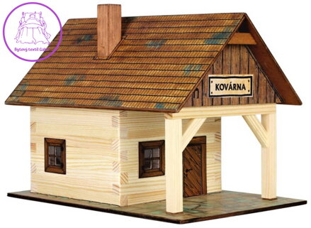 WALACHIA Kovárna W08 Hobby Kit DŘEVĚNÁ STAVEBNICE