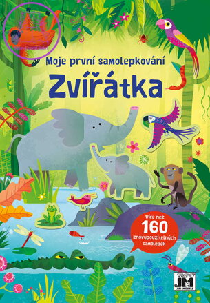 JIRI MODELS Moje první samolepkování 160+ Zvířátka