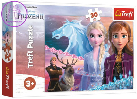 TREFL Puzzle Ledové Království 2 (Frozen) I. 27x20cm 30 dílků skládačka v krabici