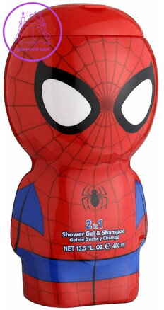 EP Line Sprchový gel a šampón dětský 2v1 Spiderman 2D 400ml dětská kosmetika