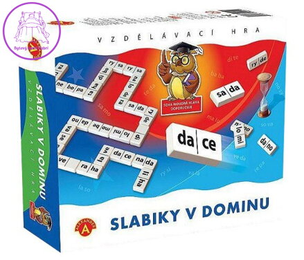 ALEXANDER Hra vzdělávací Slabiky v dominu *SPOLEČENSKÉ HRY*