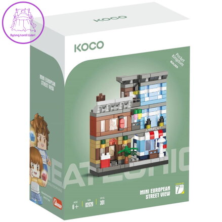 KOCO Stavebnice kostky Kadeřnictví 301d