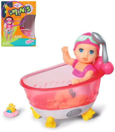 ZAPF BABY BORN Panenka Minis Amy herní set s vanou