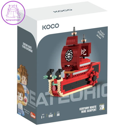 KOCO Stavebnice kostky Nine Serpent 300dílků