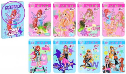 AKIM Hra karetní Kvarteto Winx Club *SPOLEČENSKÉ HRY*