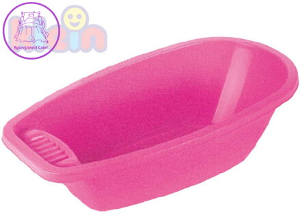 KLEIN Vanička samostatná růžová pro panenku 50cm miminko plast