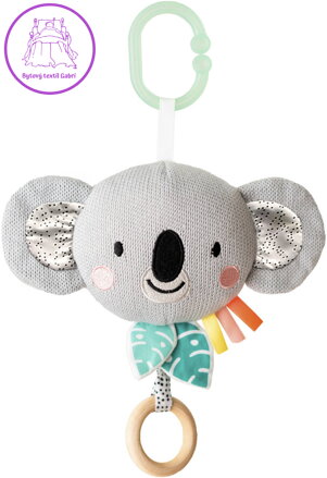 TAF TOYS Baby koala Kimmy textilní hudební natahovací s melodií pro miminko