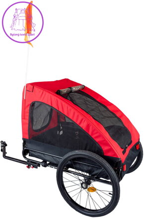 ACRA Bellelli vozík dvoukolový přívěsný za kolo pet trailer pro domácí mazlíčky