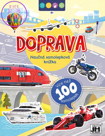 JIRI MODELS Naučná samolepková knížka Doprava