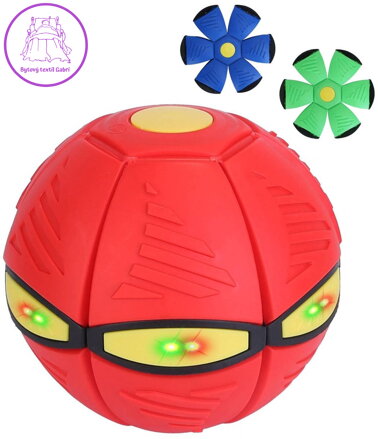 Phlat Ball házecí disk / míč UFO měnící se na baterie Světlo 3 barvy 2v1