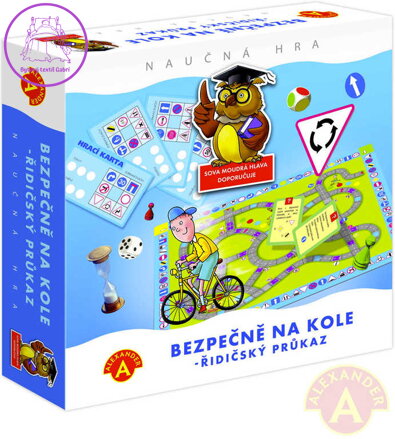 ALEXANDER Hra Bezpečně na kole - řidičský průkaz *SPOLEČENSKÉ HRY*