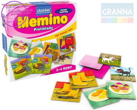GRANNA Hra Memino protiklady *SPOLEČENSKÉ HRY*