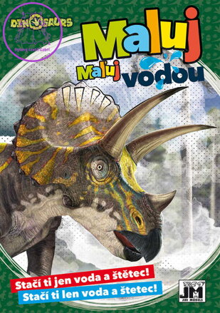 JIRI MODELS Maluj vodou Dinosauři A5 omalovánky