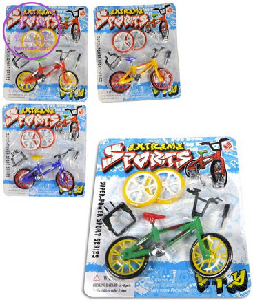 Fingerbike mini kolo prstové na šroubování set s nástrojem a doplňky na kartě