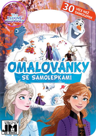 JIRI MODELS Omalovánky se samolepkami Frozen 2 (Ledové Království)