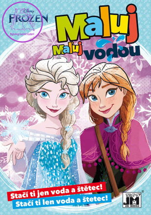 JIRI MODELS Maluj vodou Frozen (Ledové Království) A5 omalovánky