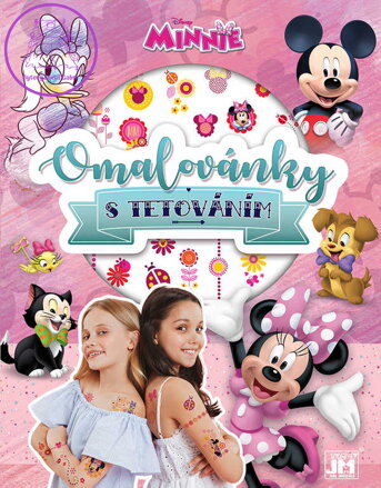 JIRI MODELS Omalovánky + tetování Disney Minnie Mouse