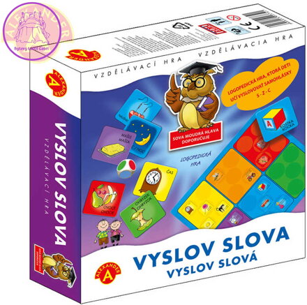 ALEXANDER Hra Vyslov slova didaktická logopedická *SPOLEČENSKÉ HRY*
