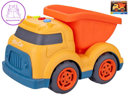 Auto baby stavební nákladní volný chod na baterie Světlo Zvuk