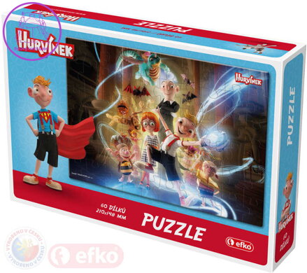 EFKO Puzzle Hurvínek IV 60 dílků 21x15cm skládačka v krabici