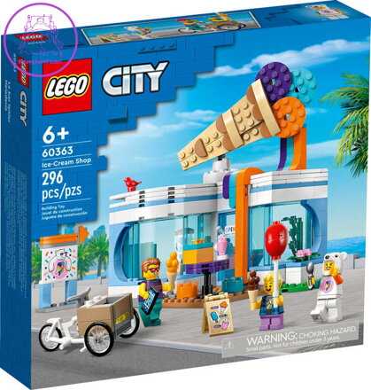 LEGO CITY Obchod se zmrzlinou 60363 STAVEBNICE
