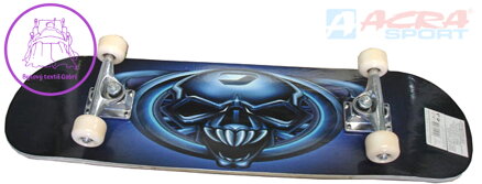 ACRA Skateboard závodní ocelový podvozek s obrázkem 79x20cm