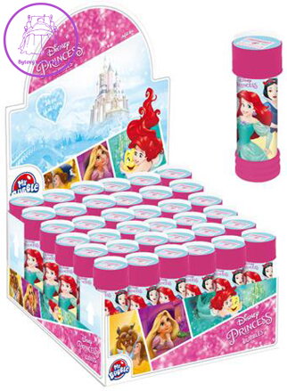 Bublifuk Disney Princezny 55ml dětský bublifukovač s kuličkovým labyrintem