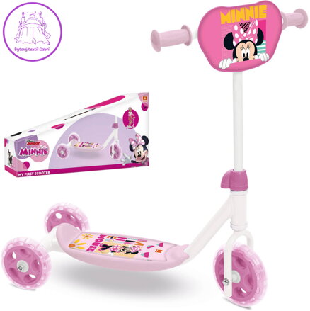 MONDO 28690 Koloběžka dětská 3-kolečková Minnie Scooter